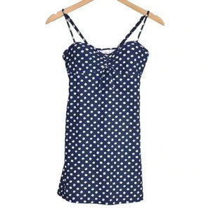 OP Ocean Pacific Swimsuit Swim Dress Blue One Piece Swimming  Size 10